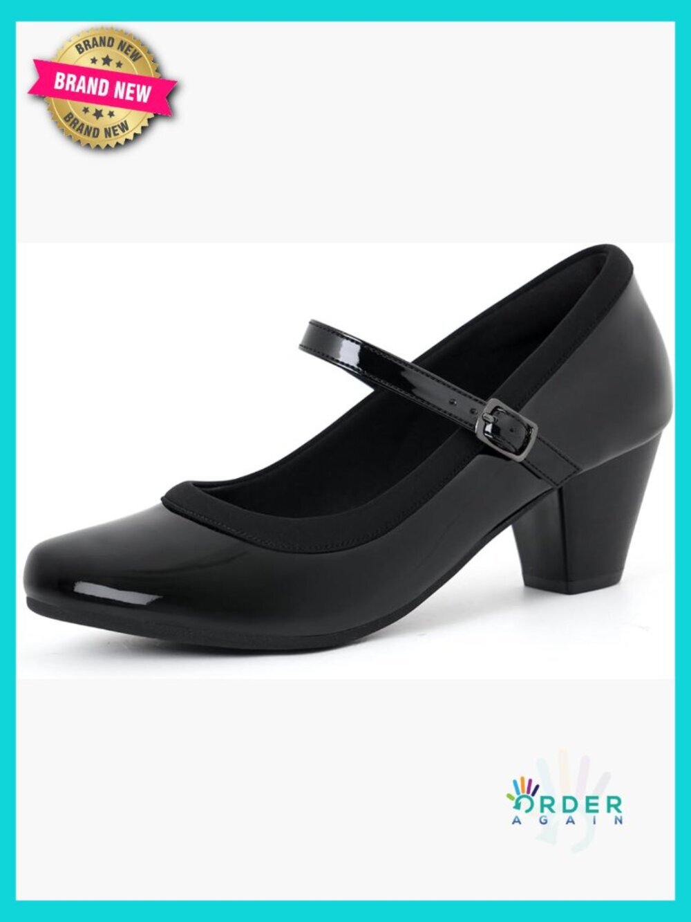 Mary Janes Orthopedic Dress Shoes Chunky Heel Work Pumps Comfortable